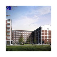 Bâtiment scolaire à ossature en acier léger préfabriqué à 3 étages bâtiment scolaire préfabriqué en métal structure en acier construction scolaire