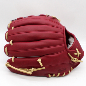 Venta al por Mayor de Accesorios Deportivos, Guante de Béisbol de Cuero Kip Barato con Logotipo Bordado Personalizado, Color Borgoña - Product Image 6