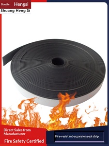 Bandes d'étanchéité ignifuges spéciales pour portes et fenêtres, haute expansion, résistance aux hautes températures, isolation contre la fumée, coupe de flamme - Product Image 5