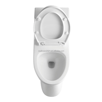 WC monobloc commercial CUPC Amérique du Nord à double chasse d'eau, cuvette de toilette, WC, toilette de salle de bain