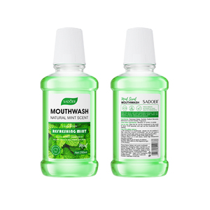 Bain de bouche SADOER 250 ml à marque privée, nettoyant buccal, blanchissant, menthe fraîche pour les dents - Product Image 1