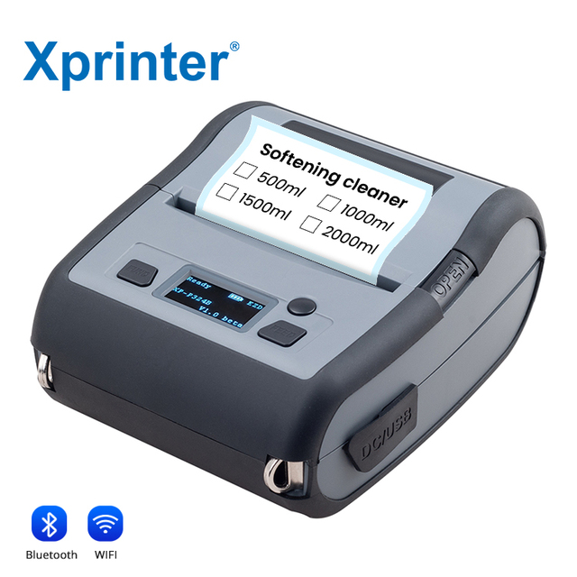 Xprinter XP-P324B 3 Inches High Quality Hot Selling Handheld Shipping Label Printer Mobile BT WIFI Sticker Printer
