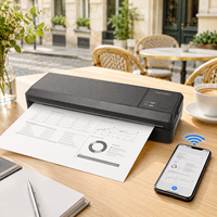 Impresora de Bolsillo Xprinter P83, Impresora Térmica Portátil A4 sin Tinta para Viajes
