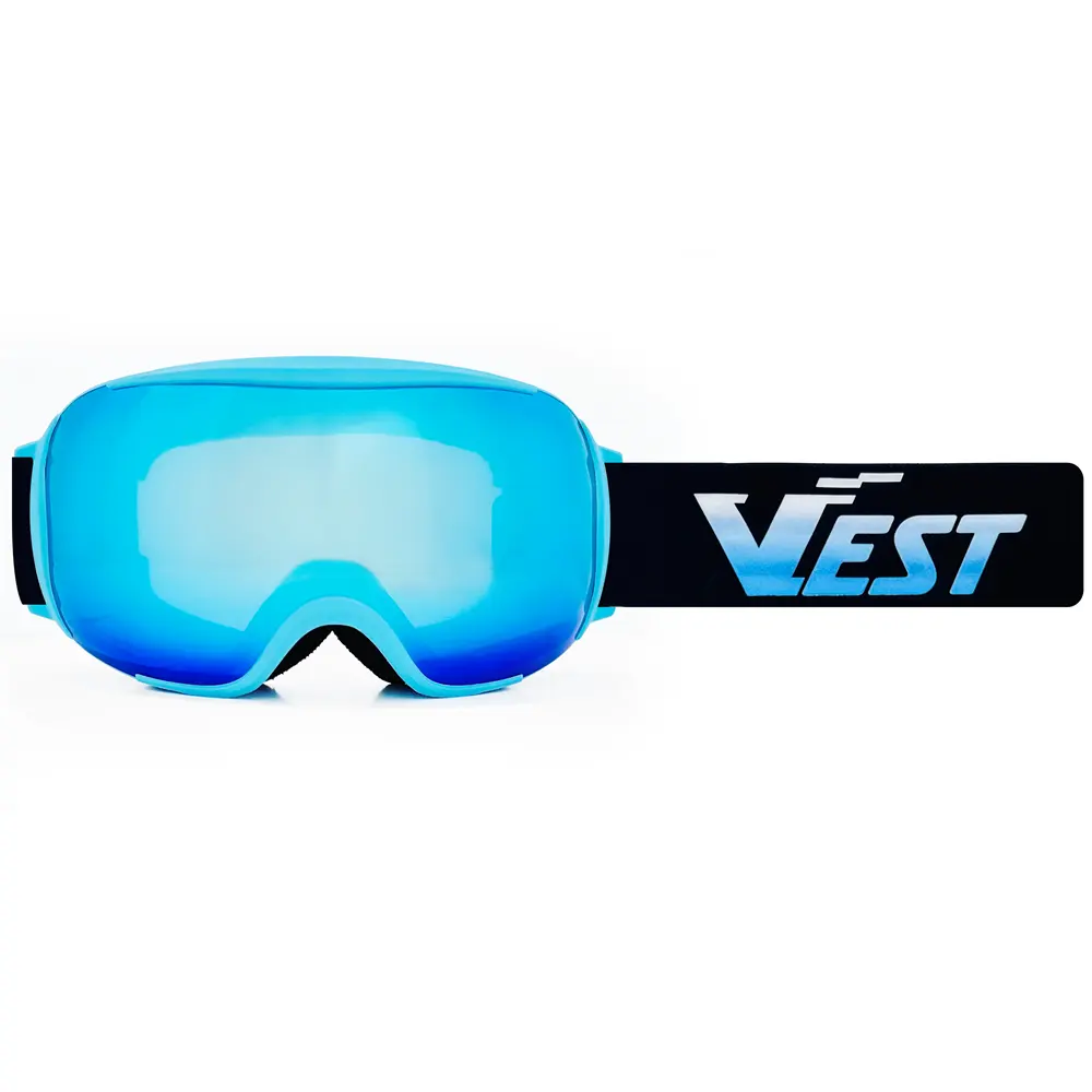 Occhiali da sci personalizzati OTG Snowboard occhiali con protezione UV Anti-appannamento lente per uomini e donne adolescenti adulti