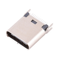 Connecteur femelle Type-C 24P, pas de 1,0 mm, montage sur carte, prise USB-C, longueur 9,3 mm, 10 000 cycles, pour charge d'ordinateurs portables et tablettes