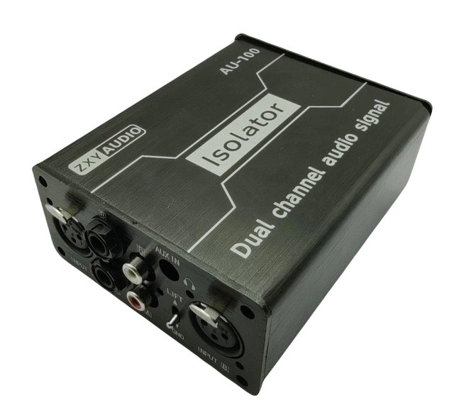 ZXYAUDIO Professional Channel 6.5 XLR Mixer 5-in-1 Multi-function Ground Loop Isolator  Removes Current Sound Audio Isolator