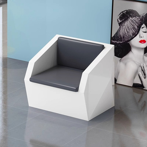 SF-40 Mobilier de bureau commercial moderne, canapé de réception, canapé de bureau en cuir, ensemble de canapés de bureau - Product Image 4