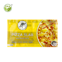 Sacs refermables Minlee en CPP+PE de qualité alimentaire, transparents, à trois soudures, pour emballage de pizzas et aliments, personnalisables