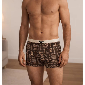 Nuovi <span class=keywords><strong>Boxer</strong></span> da <span class=keywords><strong>Uomo</strong></span> a Vita Media in Maglia Antibatterica Tinta in Capo, Pantaloncini e T-shirt da <span class=keywords><strong>Uomo</strong></span> per l'Ingrosso - Product Image 1