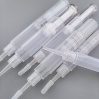 Contenant vide transparent de haute qualité pour stylo cosmétique, stylo à clic rotatif, plusieurs capacités, dissolvant de vernis à ongles en plastique, patch pour ongles