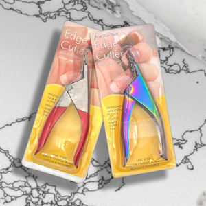 Strumenti Trimmer tagliaunghie in acrilico punte diritte forbici finte in acciaio inox finte Manicure U tagliaunghie tagliaunghie - Product Image 1