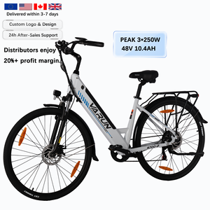 Eu Germand Kho Sẵn Sàng Cổ Phiếu Điện Thành Phố Xe Đạp 48V 10.4ah Ebike Tích Hợp Nhôm Walkthrough Điện Lai Xe Đạp - Product Image 1