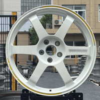 Rines Forjados Estilo TE37 de 15 16 17 18 19 20 Pulgadas 5x112 5x114.3 JDM, Rines Deportivos de Carreras para Civic Type R 370Z GR86 Supra