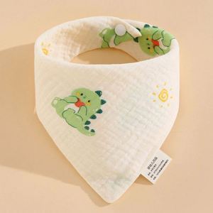 Baberos de Muselina para Bebé de 6 Capas Personalizables, 100% Algodón, Unisex, Babero Redondo 360, Babero Tipo Bandana - Product Image 5