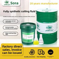 Fluide de coupe entièrement synthétique hydrosoluble pour usinage CNC, lubrifiant industriel écologique pour acier/graphite/moulage