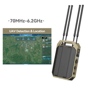 Detector UAV de 10km, 70M-6,2 GHz, seguimiento de posición de frecuencia completa, pantalla de rutas de vuelo, señal de vídeo FPV, sistema de seguridad Anti UAV - Product Image 1