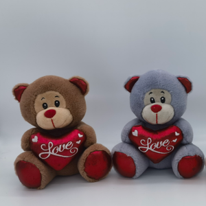 Peluche di peluche di San Valentino con <span class=keywords><strong>cuore</strong></span> rosso alla moda simpatici <span class=keywords><strong>giocattoli</strong></span> di peluche di peluche - Product Image 2