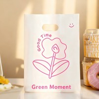 Bolsas de Compras Ecológicas con Diseño Personalizado, Bajo MOQ, Impresión Serigráfica en Plástico para Empaque de Ropa o Calzado con Logotipo