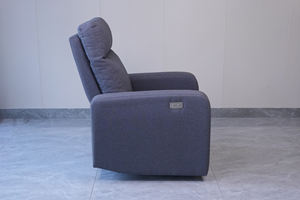 Sillón Reclinable Eléctrico Giratorio Gris Resistente al por Mayor para Uso en Hoteles, Hospitales y Villas con Cargador USB Tipo C - Product Image 2