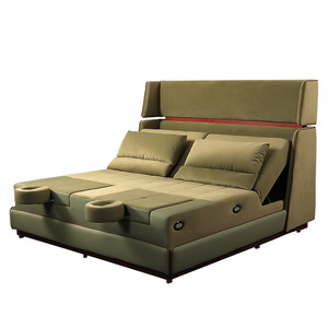 Longyu <b>Electric</b> Foot Massage Sofa Avocado Green Dual Seat With Flip Top And Wide Bed Surface For Adults And Elderly - Product Image 5