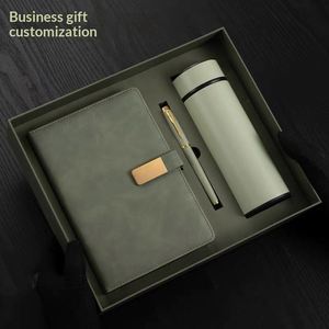 Business Promotional Custom Vip Clients Luxury PU Leather Embossed Agenda Notebook and Pen <b>Gift</b> Set with Keychain - Product Image 6