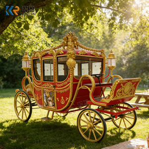 Carruaje de Caballos Eléctrico para Bodas OEM en Venta, Carro de Caballos Eléctrico de Lujo para Eventos Turísticos y Transporte Especial - Product Image 3