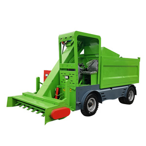 Colector de estiércol de cuatro ruedas Shandong Xianjiaji con motor diésel para recolección y transporte de estiércol agrícola, ecológico. - Product Image 4