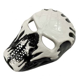 Máscara de Esqueleto Animada con Fuego Fantasma Negro, Accesorios de Decoración para Fiesta de Halloween, Venta al Por Mayor - Product Image 5