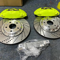Kit d'étriers de frein sport à 4 pistons compatible avec Mercedes Benz W203 W204 W117 W219 W211 BMW F20 F22 E46 E90 E84 Z4 Audi S3 A4L A1