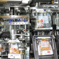 Machine d'emballage industrielle LINPACK entièrement automatique rotative pour le remplissage, l'aspiration et le repiquage de sacs préformés pour le riz