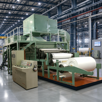 Máquina de fabricación de papel cultural de 1092 mm para papel de copia A4, 60-150 m/min, máquina de pulpa de bagazo de alta eficiencia