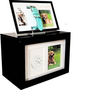 Urna Rectangular de Madera para Mascotas, Duradera, con Marco para Fotos, Caja Conmemorativa para Perros, Artículos Funerarios para Mascotas - Product Image 5