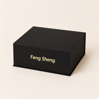 Caja de Regalo Magnética Rígida Ecológica de Lujo Personalizada con Logotipo en Lámina Dorada, Empaque de Cartón para Trajes y Camisas de Vestir