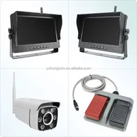 30-fach Optisches Zoom Drahtloses Kamerasystem mit DVR und Fußsteuerung 1080P HD IP68 Wasserdicht für LKW-Kran Baufahrzeug