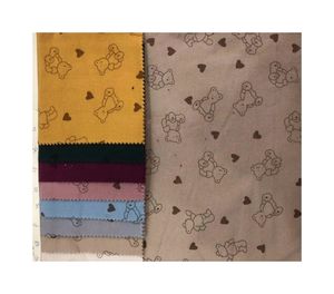 <span class=keywords><strong>Acheter</strong></span> tissu polaire ours en peluche pour sweat à capuche coton brossé flanelle corail tissu polaire avec un imprimé pour bébé - Product Image 1