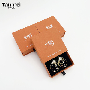 Cajas de Embalaje para Joyería con Logotipo Personalizado, Caja de Regalo de Papel con Cajón para Collar, Anillo, Pulsera, Pendientes - Product Image 2