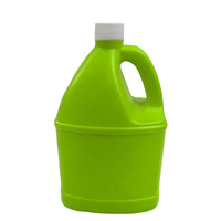 Bouteille en plastique liquide carrée HDPE mate de 3,8 L avec poignée latérale, prise en main ergonomique, conteneur pour produits chimiques et eau, couleur personnalisée, bouteille vide