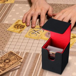 定制 PU 皮革磁性翻盖棋盘游戏游戏王塔罗牌口袋妖怪集换卡牌收纳盒 - Product Image 6