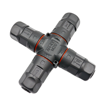 Solution de connexion de câble d'alimentation extérieur M23 2Pin X Type vis en forme de croix fixation connecteur de câble d'alimentation IP68