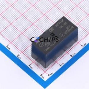HF115F/005-1ZS3 Power Relay DIP,12.7x29mm Relay 5V 1 Changeover: 1C (SPDT-Changeover)::: 8 16A-250VAC - Product Image 1