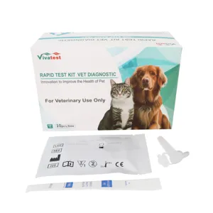 Kit de teste rápido para cinomose canina CDV Ag, kit de teste rápido para casa, alta qualidade