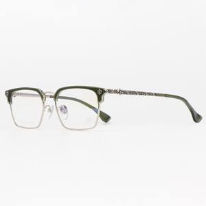 Montura de Gafas Premium Dorada para Caballero, Resistente a la Deformación, para Hombres y Mujeres, Retro, Antideslumbrante para Computadora, Fabricantes de Gafas Ópticas - Product Image 4