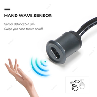 Sensor de Movimiento por Radar de Cuerpo Humano Radlit S7011 de 12 W con Rango de Detección de 0-3 mm, Interruptor de Luz para Muebles, Armarios y Hogar