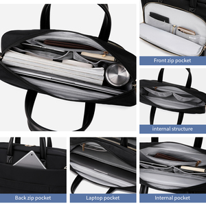 Sac pour ordinateur portable de sport universitaire à vente directe pour Huawei MateBook, Apple, Dell 15 pouces, pour 14 pouces, étanche avec fermeture éclair - Product Image 3