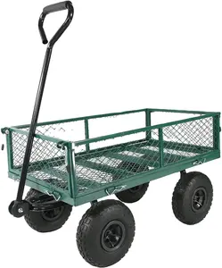 Wire Mesh Garden Wagon Tool Cart TC1840A
