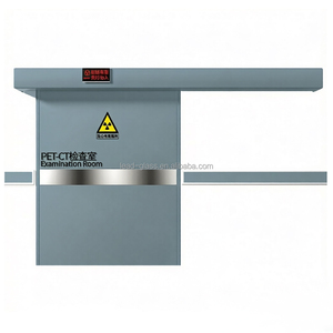 Porte en plomb médical pour clinique, couleur <span class=keywords><strong>RAL</strong></span> 1000 1001 1003 1014 <span class=keywords><strong>1015</strong></span> <span class=keywords><strong>1013</strong></span>, blanche, 2mmpb 3mmpb, avec vitrage - Product Image 1