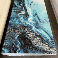 Panneau décoratif en PVC effet marbre, grande taille, feuille UV, panneau mural, faible entretien, sans peinture, très vendu