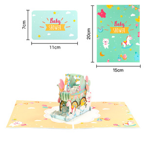 Zeecan <span class=keywords><strong>insegnanti</strong></span> compleanno regalo di san valentino biglietto pop-up del ringraziamento baby shower 3D pop-up greetin card per la festa della mamma - Product Image 3