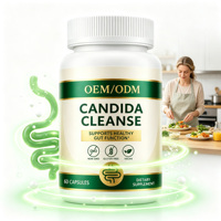 Capsules d'enzymes digestives OEM/ODM (protease, cellulase) pour l'équilibre de la flore intestinale et le bien-être intestinal chez les hommes et les femmes