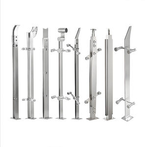 רליבו אישית חיצונית נירוסטה מרפסת מעקה סאטן מסטיקת זכוכית מעקה גימור מראה מעקה עבור מדרגות בריכה - Product Image 2